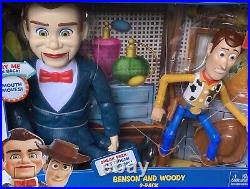 Disney Pixar Toy Story 4 BENSON & WOODY 2-PACK Posable Figures RARE NRFB