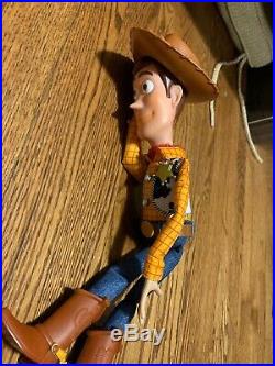 Disney/Pixar- Toy Story 4 CUSTOMIZED Toy Mode Pull String Talking Woody Doll