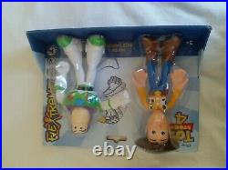 Disney Pixar Toy Story 4 Flextreme dual pack Woody Buzz Lightyear bendable New
