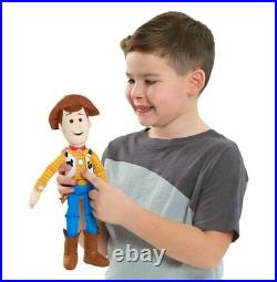 Disney Pixar Toy Story 4 Talking Woody 13 Plush NEW Justplay Batteries Included