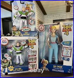 Disney Pixar Toy Story 4 Toys Lot Of 10, Buzz Light-Year, Woody, ? Benson, SEALED