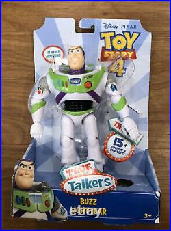 Disney Pixar Toy Story 4 True Talkers Talking Buzz Woody Bo Peep Jessie HTF NEW