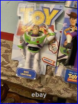 Disney Pixar Toy Story 4 Woody Action Figure New Posable Woody NEW Set 6