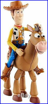 Disney Pixar Toy Story 4 Woody Doll & Bullseye 2 Pack Action Figures Mattel