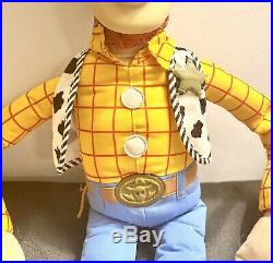 Disney Pixar Toy Story Giant Jumbo Woody Buzz 36 Plush 3 Foot Huge Doll
