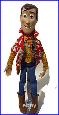 Disney Pixar Toy Story Hawaiian Collection Woody Cowboy Thinkway Toys Doll Works