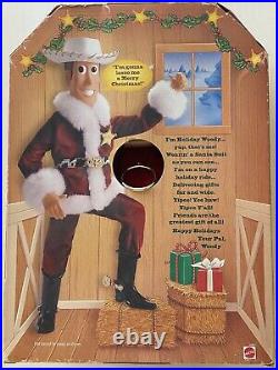Disney Pixar Toy Story Holiday Hero Christmas Woody Mattel 1999 Brand New