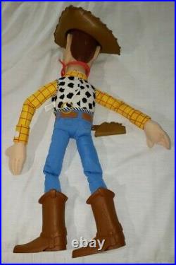Disney Pixar Toy Story Huge Jumbo Giant Woody Plush Doll Plastic/Cloth RARE 31