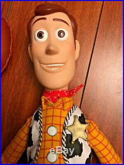 Disney Pixar Toy Story LOT Pull String Thinkway WOODY JESSIE & Hasbro BUZZ WORKS
