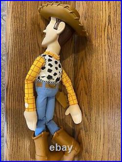 Disney Pixar Toy Story Large Woody Doll 32 and Large Buzz Lightyear 26