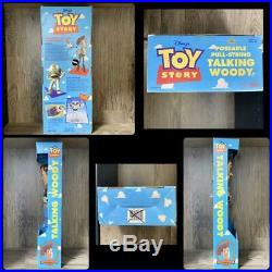 Disney Pixar Toy Story Poseable Pull-String Talking Woody Doll Rare Vintage 14