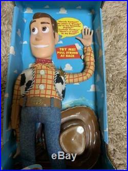 Disney Pixar Toy Story Poseable Pull-String Talking Woody Doll Rare Vintage 20