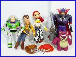 Disney Pixar Toy Story Pull String Talking Woody Jessie Doll Buzz Lotso Bear Lot
