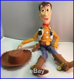 Disney Pixar Toy Story Pull String Woody Doll ThinkWay Original Toys 1995