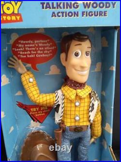 Disney Pixar Toy Story Pull String Woody Talking Doll-Andy On Boot