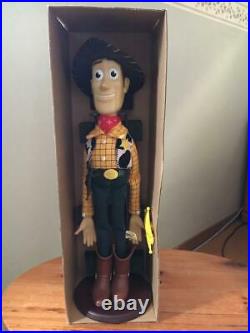 Disney Pixar Toy Story Roundup Epoch Woody Figure Doll Rare Vintage 18