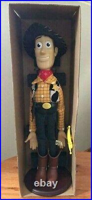 Disney Pixar Toy Story Roundup Epoch Woody Figure Doll Vintage Rare Very Good