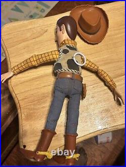 Disney Pixar Toy Story Sheriff WOODY Talking 15 and his Horse Bullseye