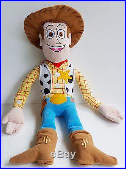 Disney Pixar Toy Story Sheriff Woody Plush Stuffed Doll Large Jumbo 28 EUC