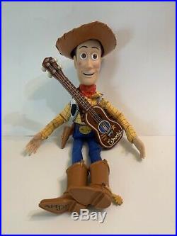 Disney Pixar Toy Story Sheriff Woody Pull-String 16 Doll with Hat Hasbro 2001