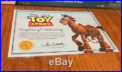 Disney Pixar Toy Story Signature Collection Woody's Horse Bullseye Thinkway COA