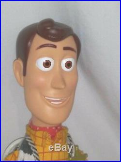 Disney Pixar Toy Story TALKING WOODY PULL STRING 15 DOLL FIGURE Thinkway Toys