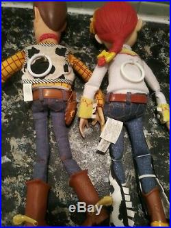 Disney Pixar Toy Story Talking Jesse and Woody Doll Pull String