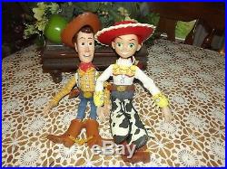 Disney Pixar Toy Story Talking Woody & Jessie Pull String Dolls