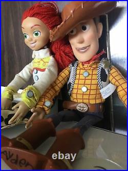 Disney Pixar Toy Story Thinkway Pull String Woody and Jessie Talking Doll 15 D1