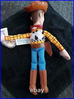 Disney Pixar Toy Story Woody 12 Plush Doll Mattel Star Bean New Tags! Perfect
