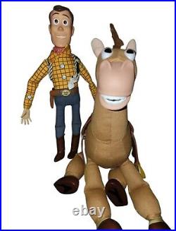 Disney/Pixar Toy Story Woody & Bullseye Both Work Woody Talks Bullseye Gallops