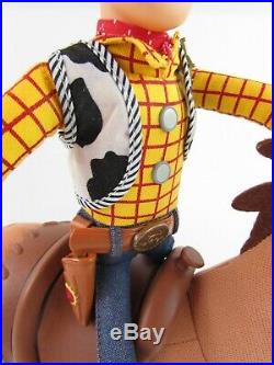 Disney Pixar Toy Story Woody & Bullseye Interactive Talking & Action Doll Figure
