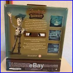 Disney Pixar Toy Story Woody Figure Doll Roundup Television Set D23 EXPO Limited