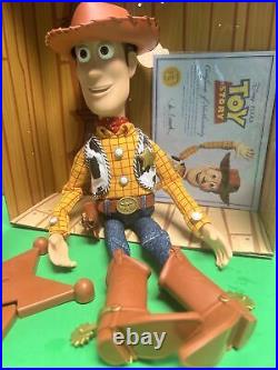 Disney Pixar Toy Story Woody SIGNATURE COLLECTION Rare W Cert