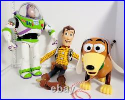 Disney Pixar Woody, Buzz Lightyear And Slinky Dog Pull Toy