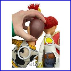 Disney Pixar Woody & Jessie Cowgirl Pull String Plush Talking Doll Works