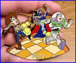 Disney Shopping Toy Story Buzz Woody Zurg Limited Edition LE 500 JUMBO Pin 57282