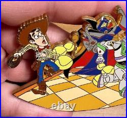 Disney Shopping Toy Story Buzz Woody Zurg Limited Edition LE 500 JUMBO Pin 57282