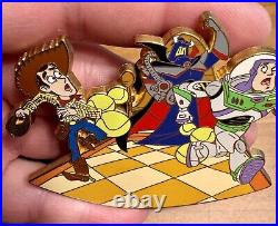 Disney Shopping Toy Story Buzz Woody Zurg Limited Edition LE 500 JUMBO Pin 57282