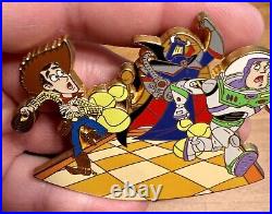 Disney Shopping Toy Story Buzz Woody Zurg Limited Edition LE 500 JUMBO Pin 57282