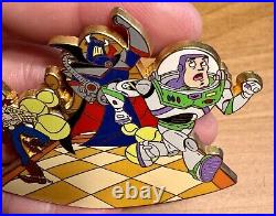 Disney Shopping Toy Story Buzz Woody Zurg Limited Edition LE 500 JUMBO Pin 57282