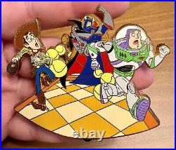 Disney Shopping Toy Story Buzz Woody Zurg Limited Edition LE 500 JUMBO Pin 57282