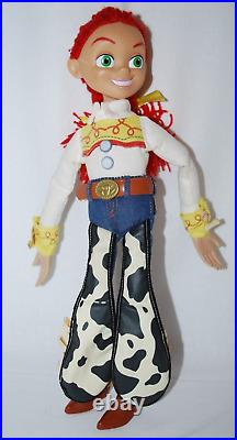 Disney StoreToy Story Figures Talking Woody and Jessie Pull String Dolls Working
