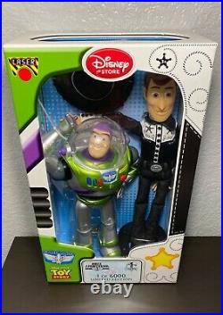 Disney Store Buzz Lightyear & Woody Collector Doll Set