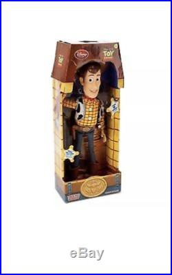 Disney Store Exclusive Toy Story Woody Pull Talking Doll Andy On Shoe