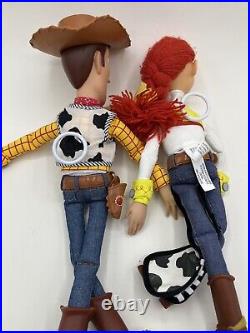 Disney Store Ltd London Toy Story Woody & Jessie pull string talking 16 doll
