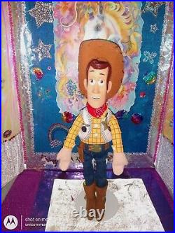 Disney Store Original Authentic Toy Story Woody Cowboy 16 Doll Plush
