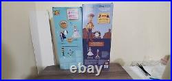 Disney Store Toy Story 4 Little Bo Peep and Woody 15 Inch Talking Dolls with Bag