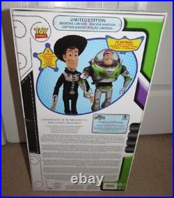 Disney Store Toy Story Buzz Light Year & Woody Doll Limited Edition 17