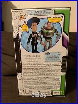 Disney Store Toy Story Talking Woody & Buzz Lightyear Limited Edition Doll